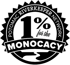 POTOMAC RIVERKEEPER NETWORK 1% FOR THE MONOCACY logo