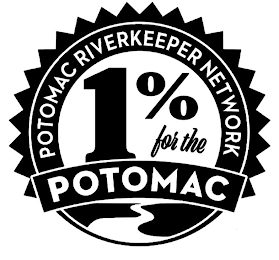 POTOMAC RIVERKEEPER NETWORK 1% FOR THE POTOMAC logo