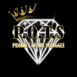 P.O.T.S PRODUCT OF THE STRUGGLE logo
