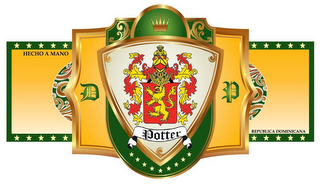 POTTER DP HECHO A MANO REPUBLICA DOMINICANA logo