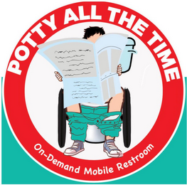 POTTY ALL THE TIME ON-DEMAND MOBILE RESTROOM logo