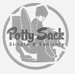 POTTY SACK SIMPLE & SANITARY logo