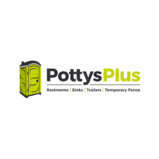 POTTYS PLUS RESTROOMS | SINKS | TRAILERS | TEMPORARY FENCE logo