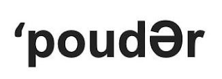 'POUDER logo