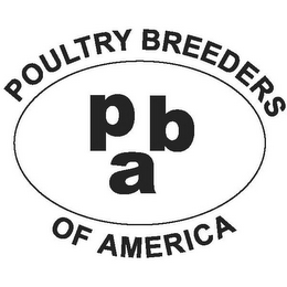 POULTRY BREEDERS OF AMERICA PBA logo