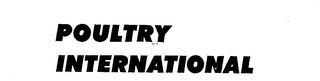 POULTRY INTERNATIONAL logo