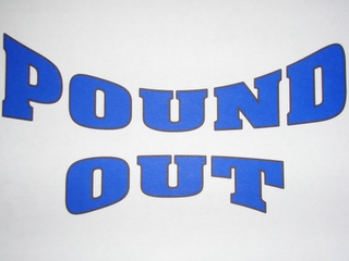 POUND OUT logo