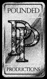 POUNDED PP PRODUCTIONS logo