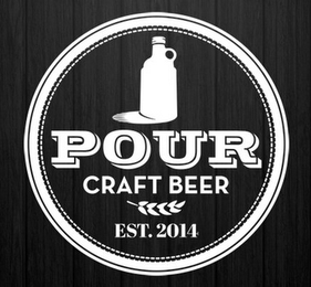 POUR CRAFT BEER EST. 2014 logo