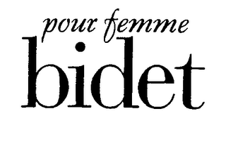 POUR FEMME BIDET logo