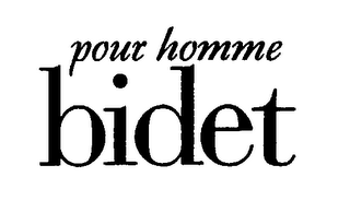 POUR HOMME BIDET logo