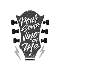 POUR SOME VINO ON ME logo