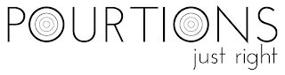 POURTIONS JUST RIGHT logo