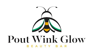 POUT WINK GLOW BEAUTY BAR logo