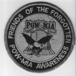 POW MIA FRIENDS OF THE FORGOTTEN POW MIA AWARENESS logo