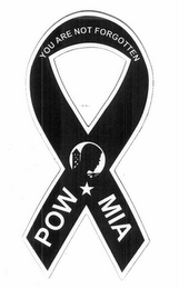 POW MIA YOU ARE NOT FORGOTTEN logo