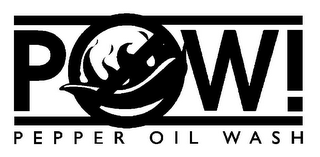 POW! PEPPER OIL WASH logo