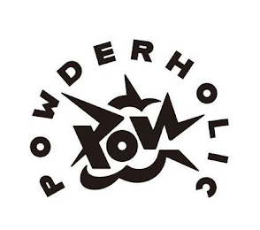 POW POWDERHOLIC logo
