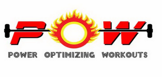 POW POWER OPTIMIZING WORKOUTS logo