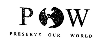 POW PRESERVE OUR WORLD logo