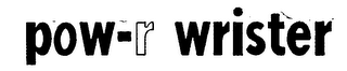 POW-R WRISTER logo