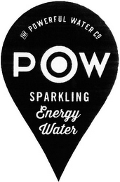 POW SPARKLING ENERGY WATER logo