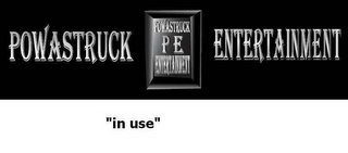 POWASTRUCK ENTERTAINMENT logo