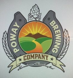POWAY BREWING COMPANY HOMETOWN HANDCRAFTED logo