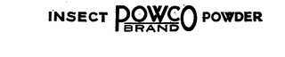 POWCO BRAND INSECT POWDER logo