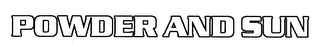 POWDER AND SUN logo