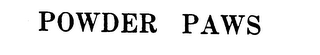 POWDER PAWS logo