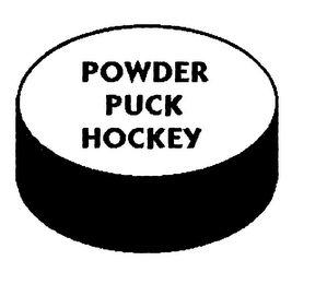 POWDER PUCK HOCKEY logo