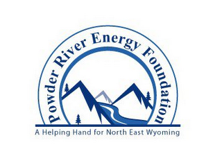 POWDER RIVER ENERGY FOUNDATION A HELPING HAND FOR NORTH EAST WYOMING logo