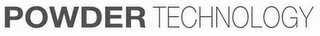 POWDER TECHNOLOGY logo