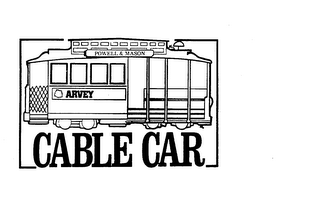 POWELL & MASON ARVEY CABLE CAR logo