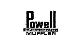 POWELL MUFFLER BUILT STRONGER TO LAST LONGER logo