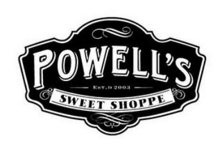 POWELL'S SWEET SHOPPE EST. D 2003 logo