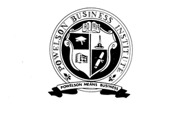 POWELSON BUSINESS INSTITUTE A.D. 1919 POWELSON MEANS BUSINESS logo