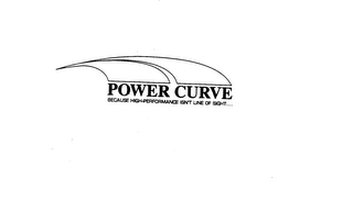 POWER CURVE BECAUSE HIGH-PERFORMANCE ISN'T LINE OF SIGHT.... logo