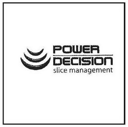 POWER DECISION SLICE MANAGEMENT logo
