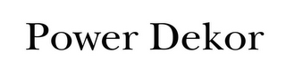 POWER DEKOR logo