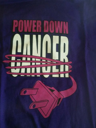 POWER DOWN CANCER logo