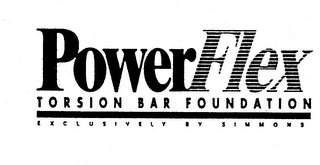 POWER FLEX TORSION BAR FOUNDATION EXCLUSIVELY BY SIMMONS logo