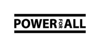 POWER FOR ALL logo