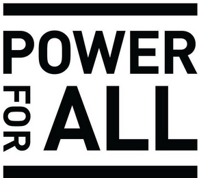 POWER FOR ALL logo