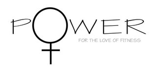 POWER FOR THE LOVE OF FITNESS logo