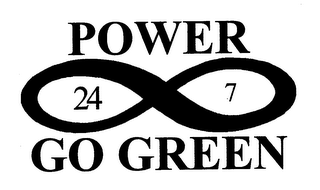 POWER GO GREEN 24 7 logo