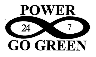 POWER GO GREEN 24 7 logo