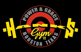 POWER & GRACE HANKS GYM HOUSTON TEXAS '72 logo