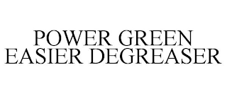 POWER GREEN EASIER DEGREASER logo